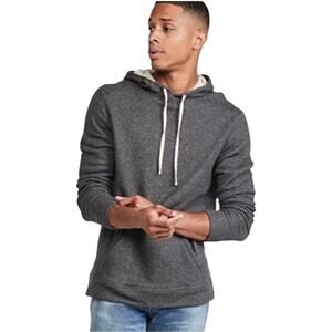 NWT Rails Smith Black Charcoal Stripe Hoodie XL